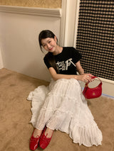 リボンレタリングTシャツ