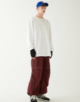 ドリームイズノーウェアオーバーサイズTシャツ/DREAM IS NOWHERE LS OVERSIZED T-SHIRT WHITE