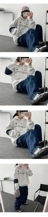 チャドスティッチセイントカーゴデニムワイドパンツ