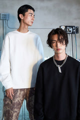 Semi Oversized Side Panel Sweatshirt (6593901723766)