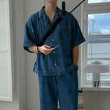 ASCLO Vel Linen Denim Shirt (2color)