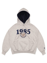 Women's Crop Bear Friends Embo Embroidered Hooded OatmealNavy(FCB3TS359W)