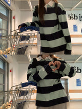 [Bellide made] ストライプ長袖Tシャツ