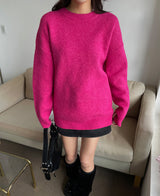 (×)(UNISEX) ベチンウールオーバーニット