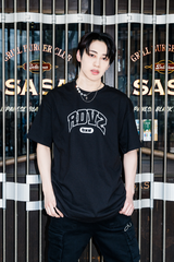 コラボレーションロゴTシャツ BXW × RDVZ Collaboration T - BLACK