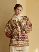 STRING KNIT BALACLAVA