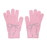 リボンタッチグローブ / ribbon touch gloves (pink)