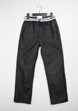 オビオープンデニムパンツ / no.7710 Obi Open Denim Pants