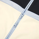 COLOR MIX TRACK JERSEY JACKET [IVORY]