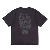 Second Coming Oversized Short Sleeves T-Shirts Purple / Charcoal /  Orange