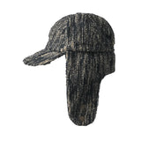 BSRABBIT EARFLAP HAT MULTI GREEN
