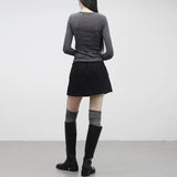 Weevil cargo pleated skirt
