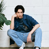 スタンダードステッチリネンシャツ/Standard Stitch Linen Shirt S78 Blue