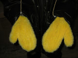 Real mink fur gloves