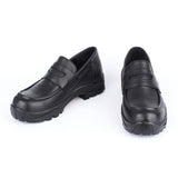 DAVID STONE レザーローファー / DAVID STONE LEATHER LOAFER (track vibram edition)