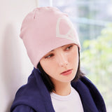 VA Square Jacquard Beanie / Pink