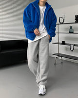 UI Mink Fur Turtleneck Zip-Up Jumper (5 colors)