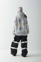 ロイヤルフリースフードジャケット / BSR2223FWJK104 ROYAL FLEECE HOODED JACKET BEAR RABBIT PASTEL CHECK