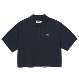 MONO CHERRY CROP PIQUE [DARK NAVY]