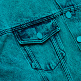 SOJU DENIM CROP TRUCKER JACKET