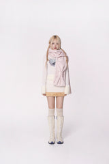 Ribbon Muffler_Fairy pink