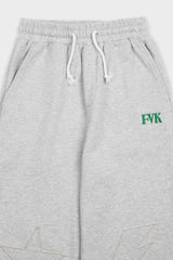パッチスウェットパンツ/Patch sweatpants(light grey)