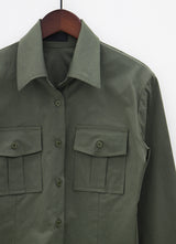 ポケットスリムシャツ / Pocket slim shirt (3color)