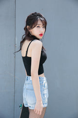 2ライントップ / TOP(5514) Two-line top (with built-in cap)