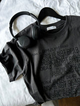 パンクレタリングTシャツ