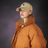 3D Monogram logo corduroy over fit ball cap CREAM