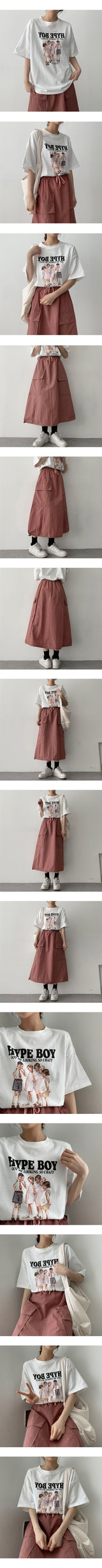 サマーボーイショートスリーブTシャツ