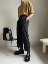 Never Short Sleeve Knit T Shirt (5color) (4641021821046)