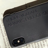 ホープジェリーケース / Hope black Jelly case