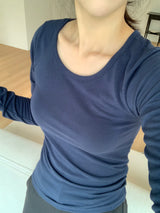 ユースベーシックUネックロングスリーブTシャツ