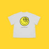 スマイリープレーセーフTシャツ / SMILEY PLAY SAFE T-SHIRT | WHITE