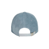 3D Monogram pigment Washing Corduroy Over Fit Ball Cap Sky