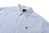 リセントストライプシャツ/RECENT STRIPE SHIRT_BLUE