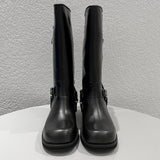 リングバックルビッカーミドルブーツ (3 Color)