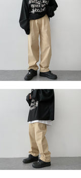 Trampin Tuck Wrinkle Solid Cotton Pants