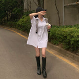 [Bellide made/Short, Long] Candy Short-Sleeved Shirt Dress