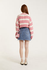 ローカットヘムスカート/RAW CUT HEM SKIRT