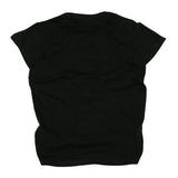 シャーリングロゴクロップTシャツ / 222 X shirring logo crop t - Black