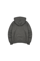オールウェイズジップアップフーディ / ALWAYS ZIP-UP HOODIE(CHARCOAL PIGMENT-DYED)