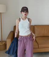 ホルターニットスリーブレス/Halter Knit Sleeveless (3color)