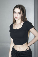 リンクスリットストラップロングスカート / 954. Linked slit strap long sk (2color)