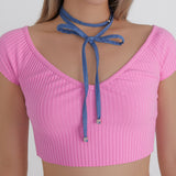 SUMMER MULTI NECKLACE_LIGHT JEAN