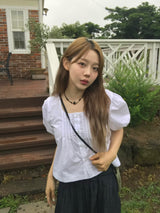 Allium pintuck blouse