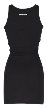 リンクドアイレットドレス / [Seow] Linked eyelet dress, black