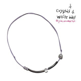 Crystal white ball - Silver bar (5 type)