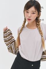 スポットレイヤードベルトスカート/Spot Layered Belt sk (2 colors)